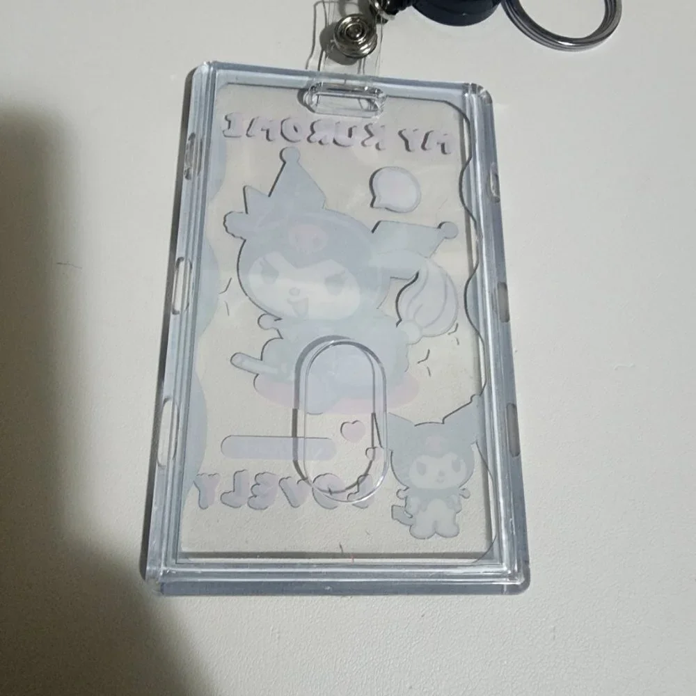 Brand New MY KUROMI I.D Holder Keychain